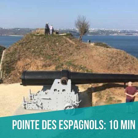 Maison Spacieuse A Deux Pas De La Plage Roscanvel Bagian luar foto